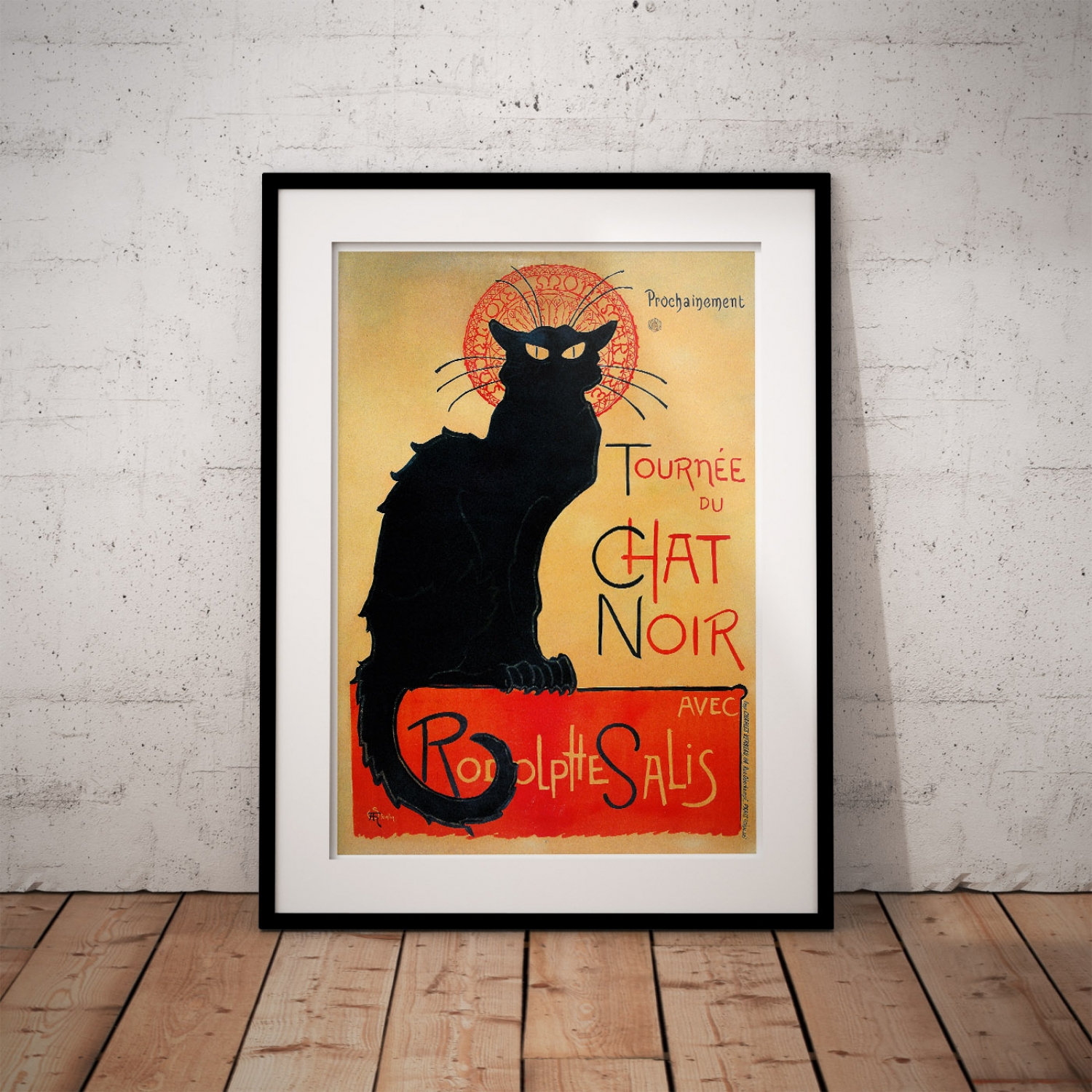 'CHAT NOIR, Ce Soir' | Vintage Art Nouveau Poster | Just Posters