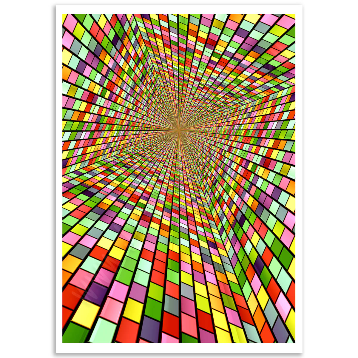 Abstract Art - Colour Shaft Poster