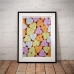 Abstract Art - Candy Hearts Poster