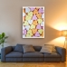 Abstract Art - Candy Hearts Poster