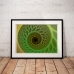 Abstract Art - Psychedelic Worm Hole Poster