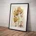 Botanical Poster - Vanda Tricolor Orchid 