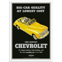 Chevrolet Fleetmaster 1947 - American Retro Auto Poster
