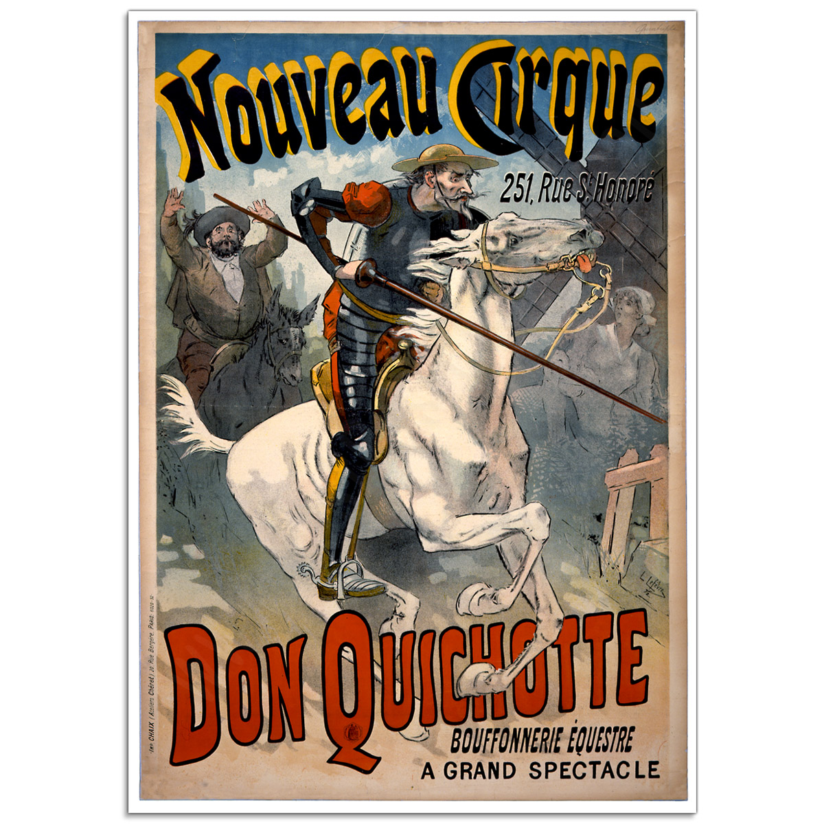 Circus Poster - Don Quichotte - Nouveau Cirque