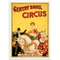 Circus Poster - Gentry Brothers Circus, Miss Louise Hilton