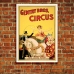 Circus Poster - Gentry Brothers Circus, Miss Louise Hilton