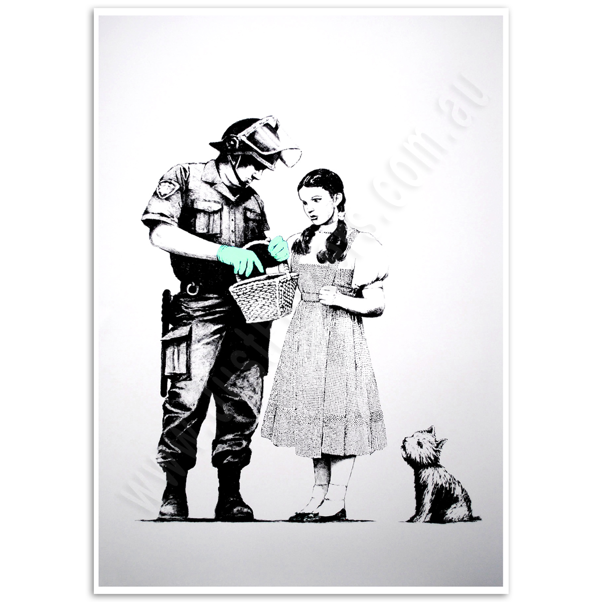 Street Art Poster - Dorothy Police Search