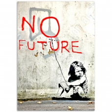 Street Art Poster - No Future Girl