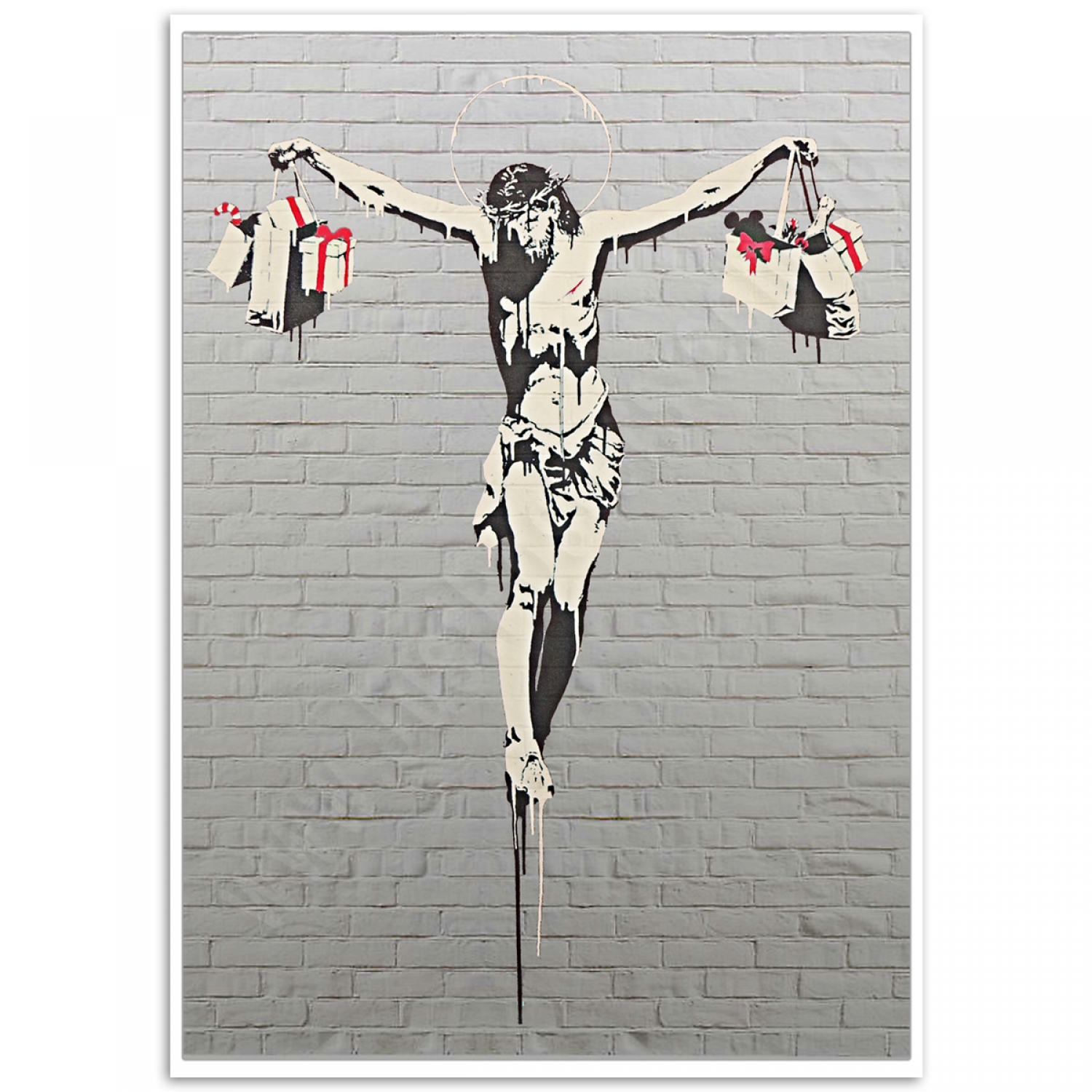 Consumer Jesus, Street Art Poster