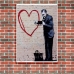 Street Art Poster - Peace Love Doctor