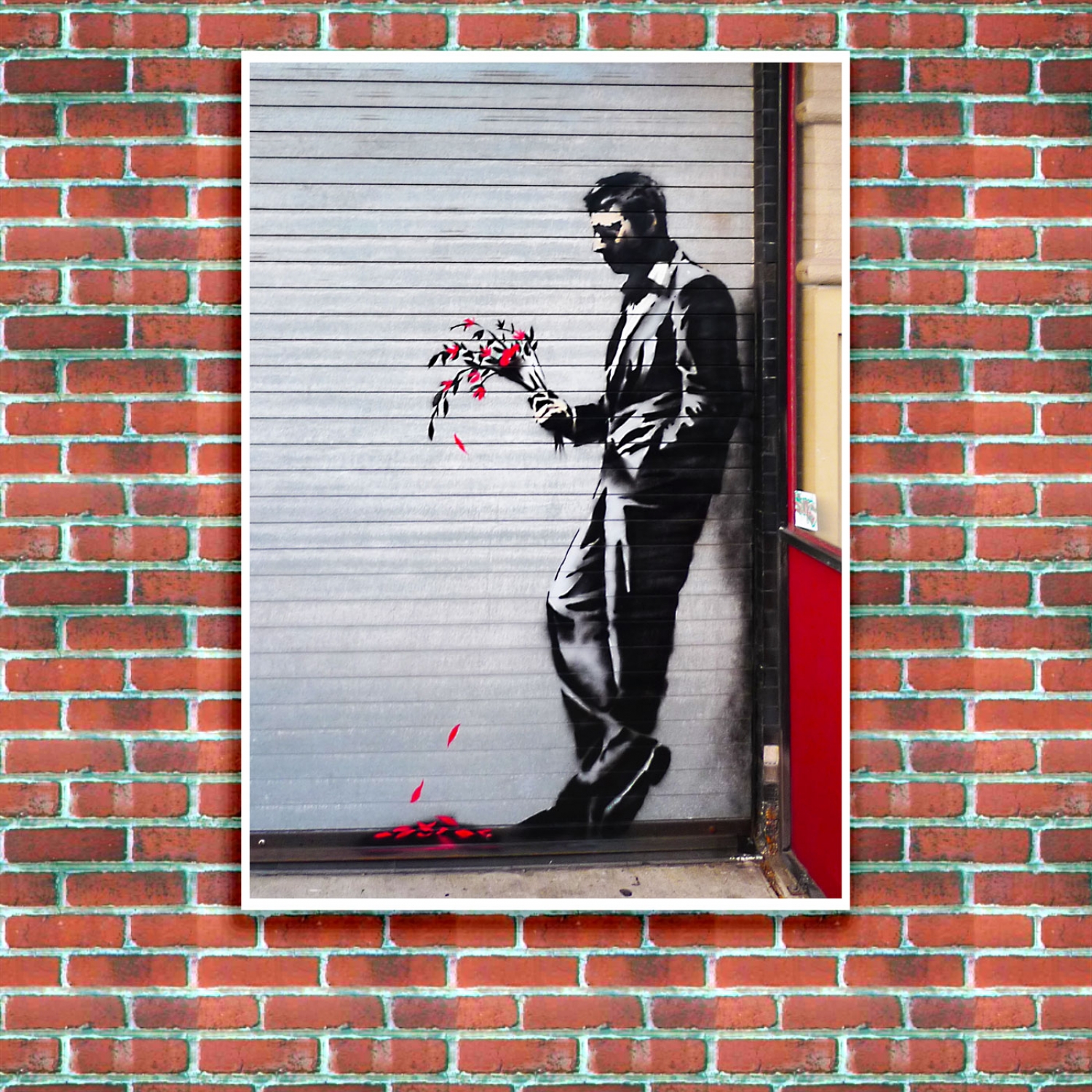 Poster - Banksy: Waiting in Vain 30x20 cm