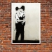 Street Art Poster - Kissing Coppers