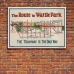 Melbourne Map Poster - The Route to Wattle Park
