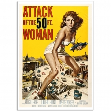 Movie Poster - Attack of the 50ft Woman