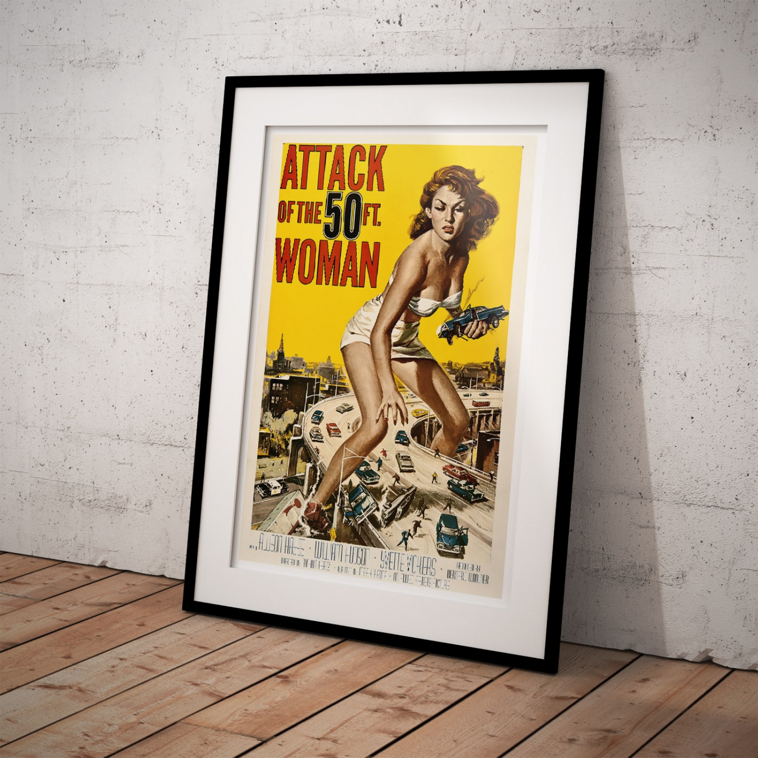 Retro Movie Art Attack of the 50 Foot Woman