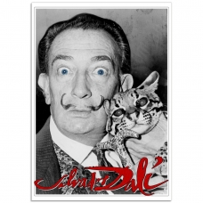 People Poster - Salvador Dali with Babou, at St Regis Hotel NYC