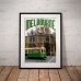 Melbourne Poster - Old Green Tram