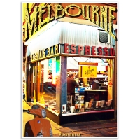 Melbourne Poster - Pellegrini’s Espresso Bar