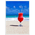 Photographic Poster - Fruit Cocktail on the Beach