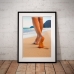 Photographic Poster - Barefoot on the Beach