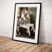 Photographic Poster - 2 Carousel Horses