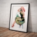 Pinup Girl Poster - Sorry Wrong Number