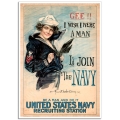 WW1 Recruitment Poster - US Navy Girl