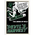 Vintage Propaganda Poster - Marijuana Devils Harvest