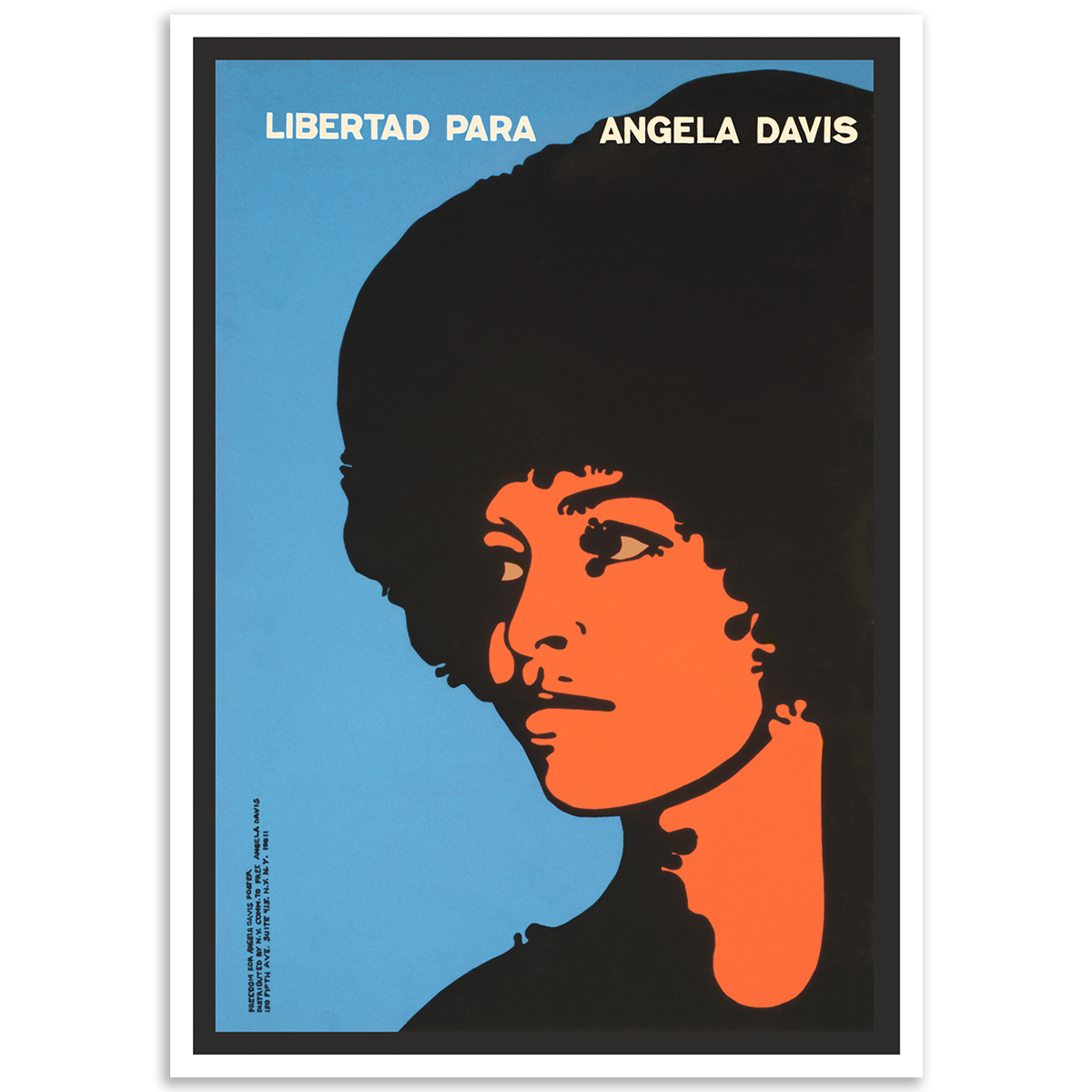 Purchase 'Freedom for Angela Davis' Activist Posters Online | Just Posters