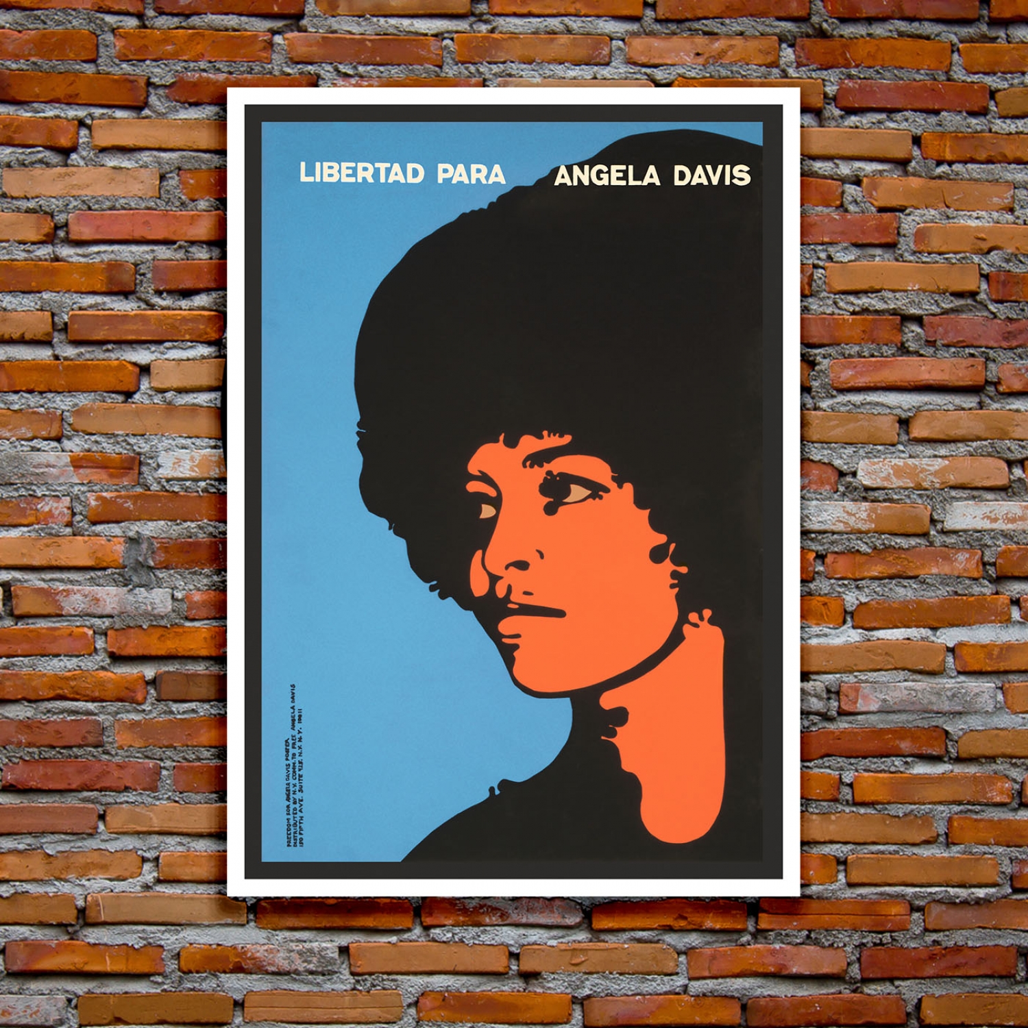 Purchase 'Freedom for Angela Davis' Activist Posters Online | Just Posters