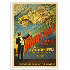 Vintage Theatrical Poster - Thurston's Vanishing Whippet
