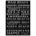 Queensland - Gold Coast Beaches Poster