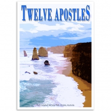 Australian Photographic Poster - 12 Apostles, Victoria