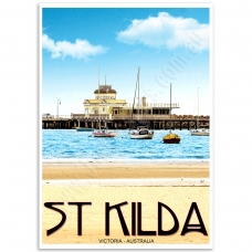 Melbourne Poster - St Kilda Pier