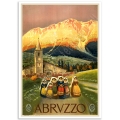 Vintage Travel Poster - Abruzzo