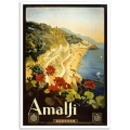 Vintage Travel Poster - Amalfi Coast