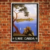 Vintage Travel Poster - Lake Garda