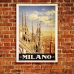 Vintage Travel Poster - Milano