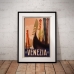 Vintage Travel Poster - Venezia