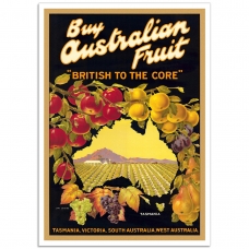 Vintage Australian Promotional Poster - Buy Australian Fruit