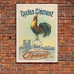 Vintage French Promotional Poster - Cycles Clement Rooster