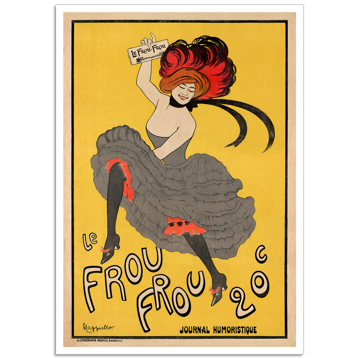 Vintage Promotional Poster - Le Frou Frou 20