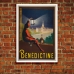 Benedictine Liqueur - Vintage French Promotional Poster