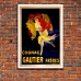 Vintage French Promotional Poster - Cognac Gautier Freres