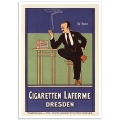 Vintage German Promotional Poster - Cigaretten Laferme Dresden