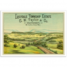Lilydale Township Estate - Vintage Australian Promotional Poster